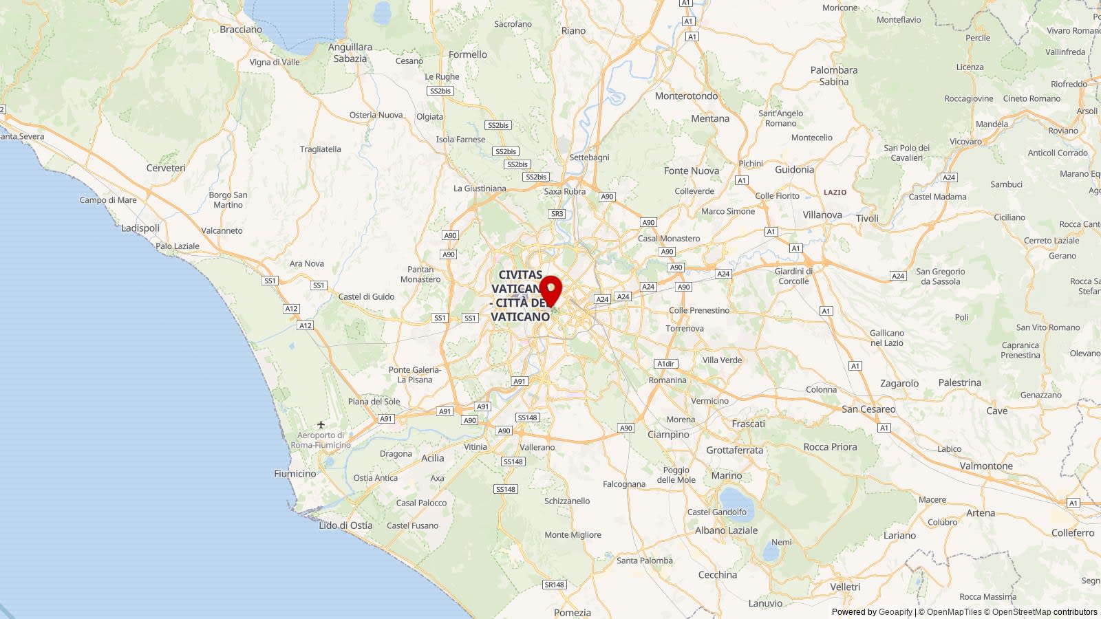 Map: Rome