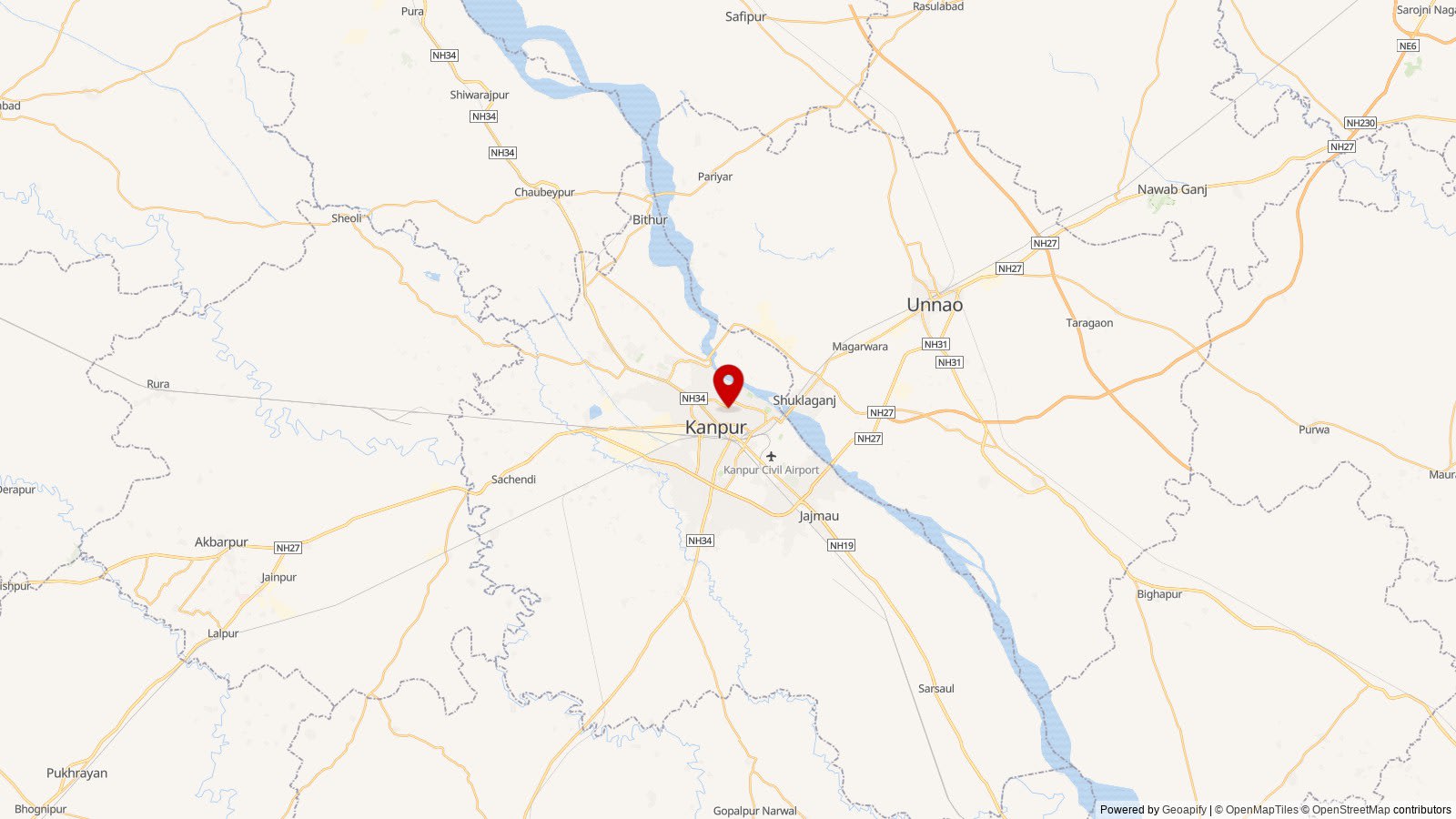 Map: Kanpur