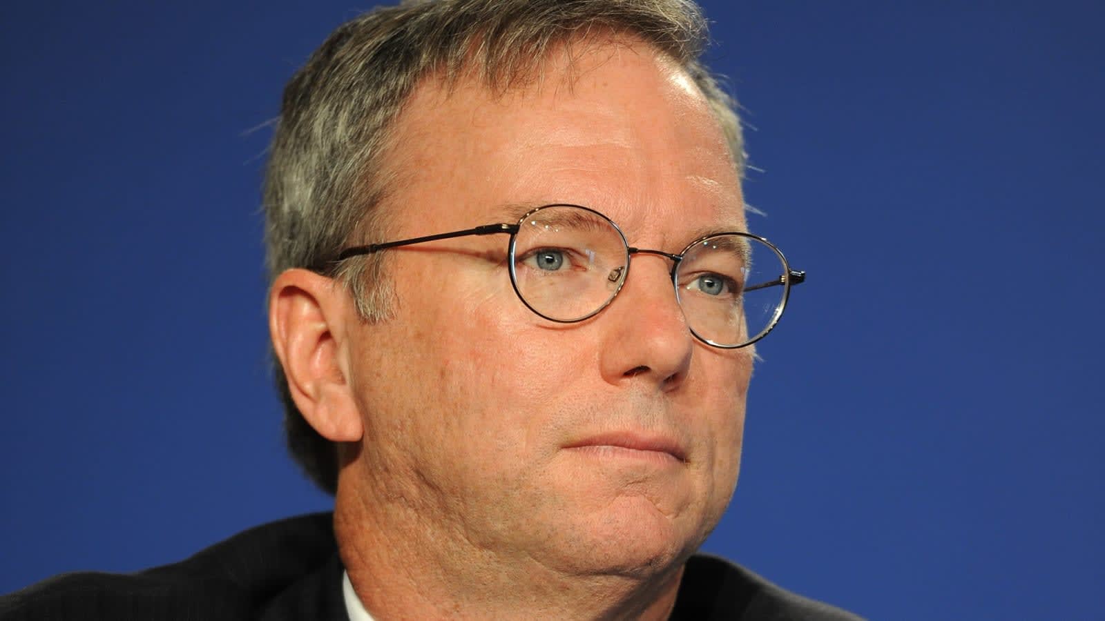 Eric Schmidt, former Google CEO, at the G8 Summit.
