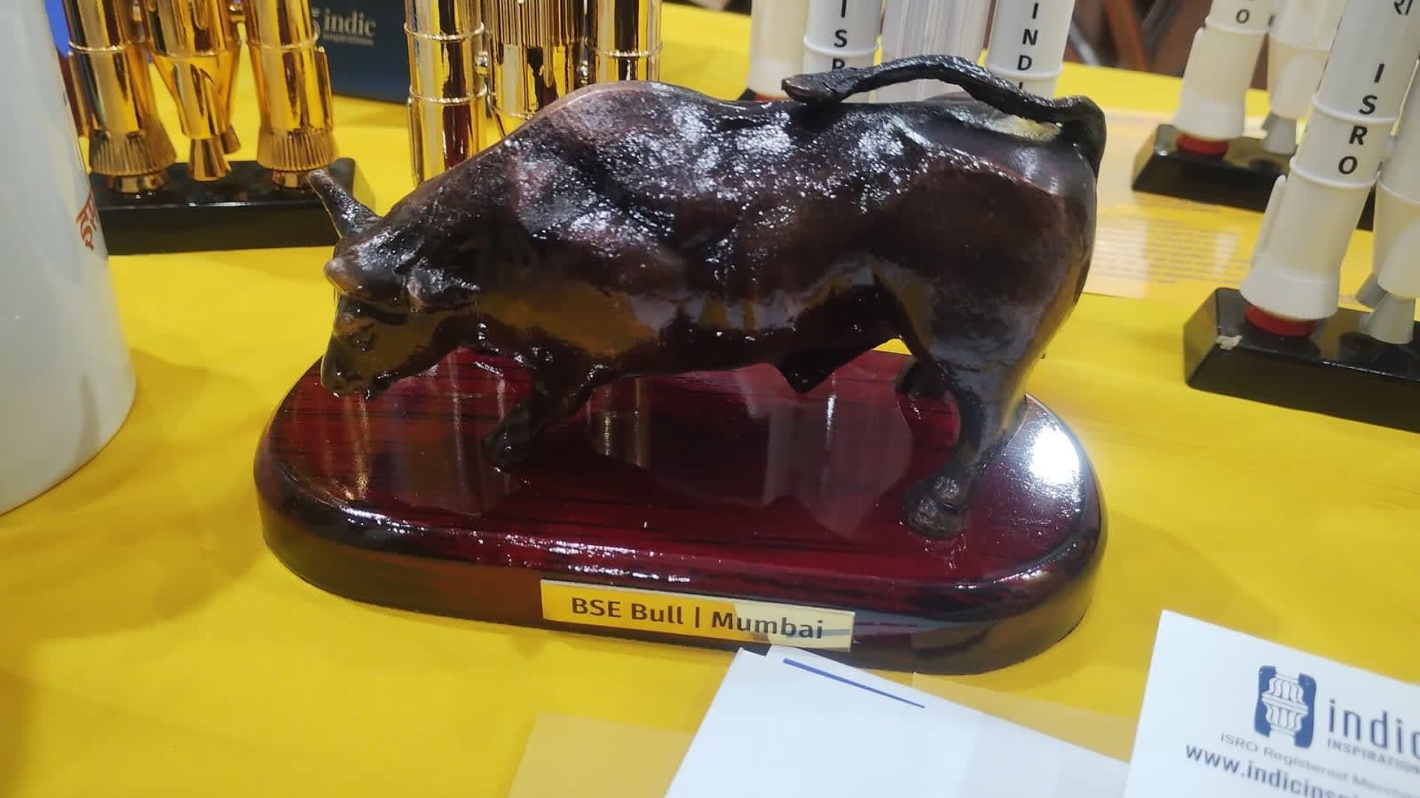 BSE bull statue symbolizes Indian markets amid global shifts