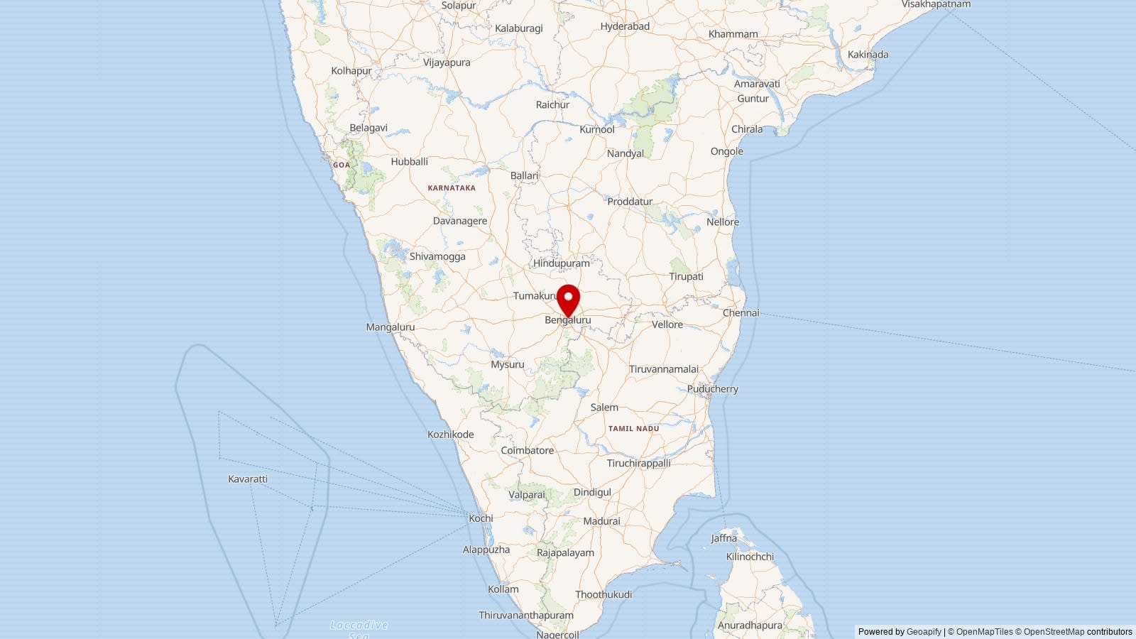 Map: Bengaluru