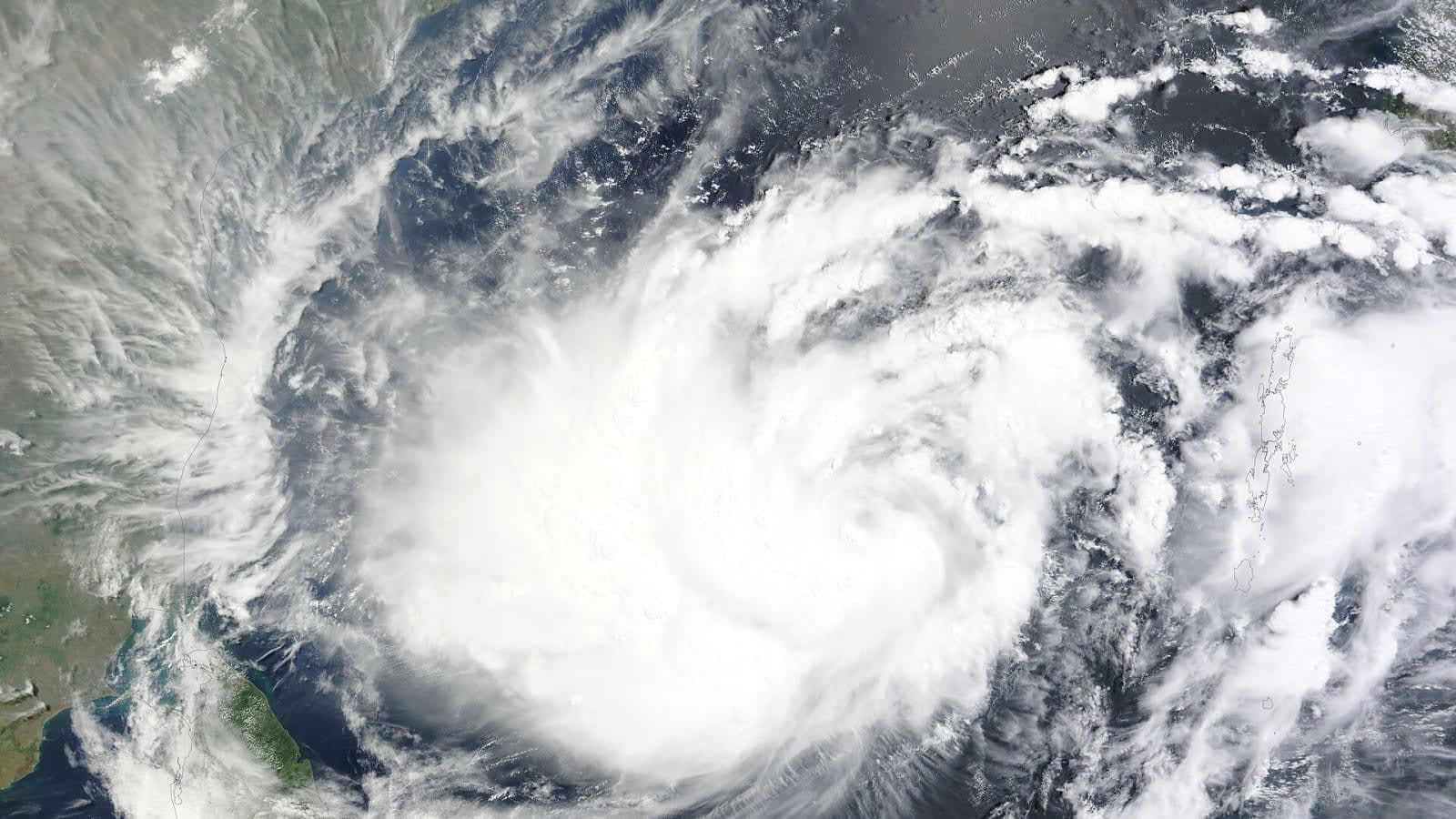 Tropical Cyclone Mocha forming in the Bay of Bengal, threatening Andhra Pradesh and Odisha.