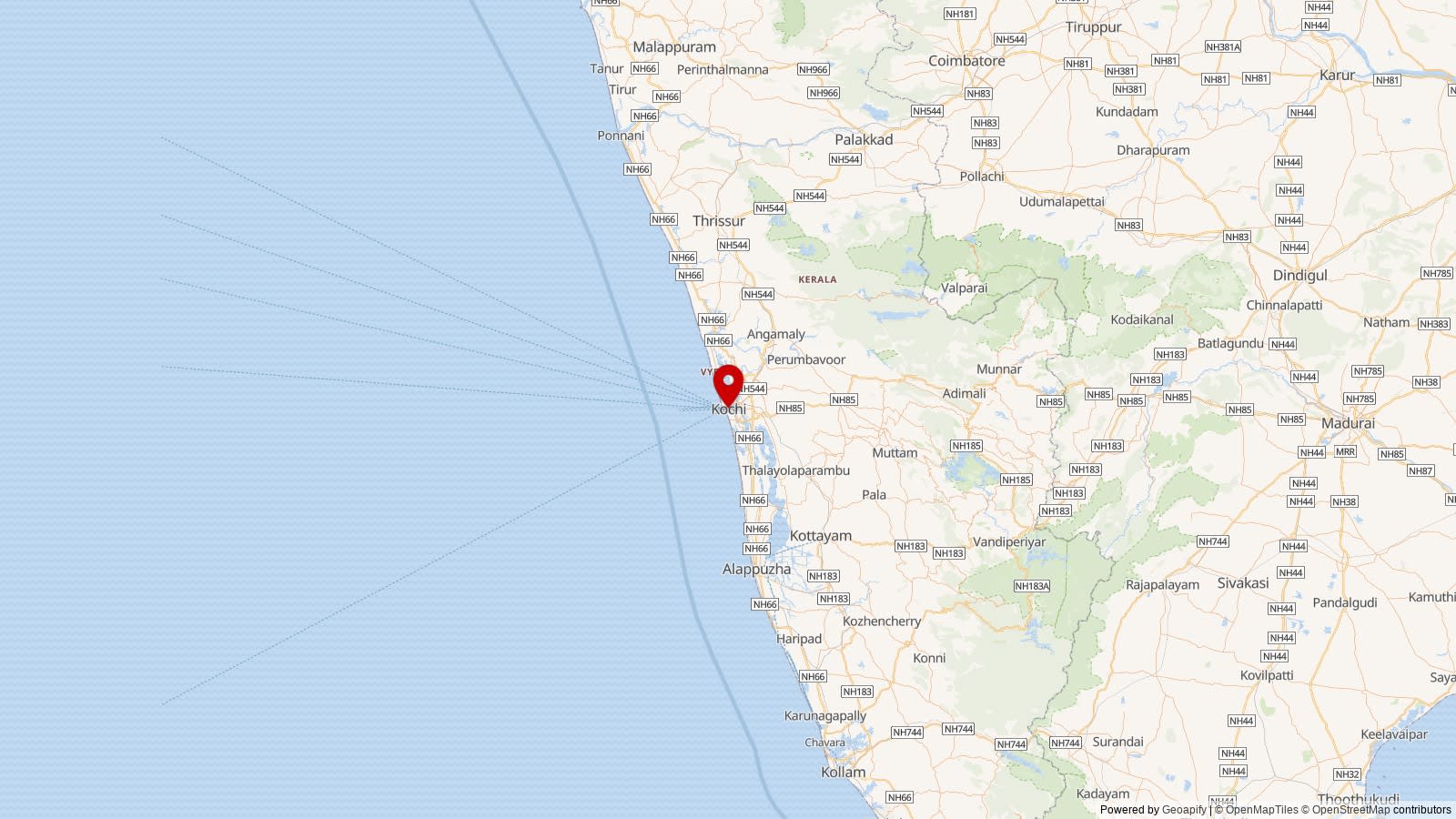 Map: Fort Kochi