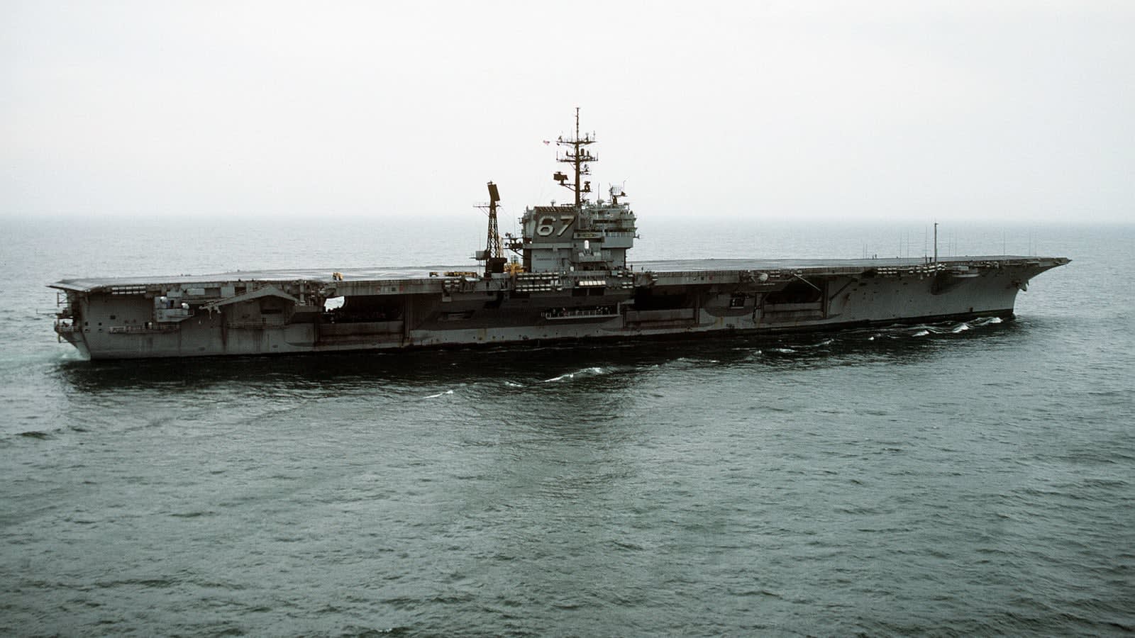 USS JOHN F. KENNEDY carrier in the Persian Gulf region during Operation Desert Storm