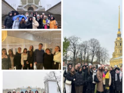 Студенты ИИЯМТ совершили экскурсионную поездку в Санкт- Петербург