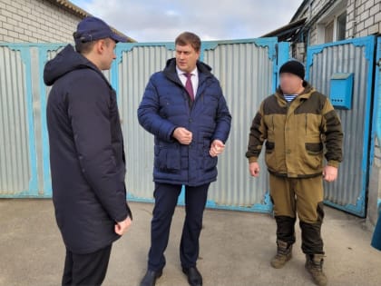 Глава округа встретился с военнослужащим, который проходил службу по контракту и являлся участником спецоперации на Украине