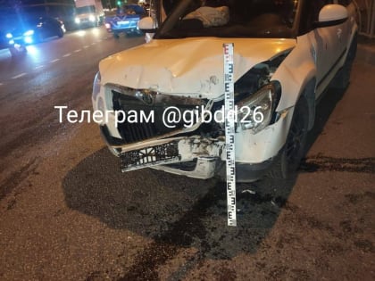 В Ставрополе столкнулись Skoda и грузовая ГАЗель