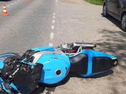 Мотоциклист-бесправник спровоцировал ДТП в Кочубеевском округе