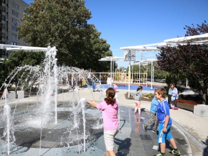 Жители смогут сами регулировать работу фонтана в новом сквере  на проспекте Юности