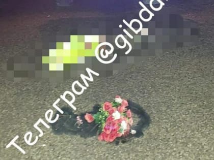 Неизвестного с похоронным венком в руках сбили на Ставрополье