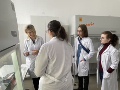 Научно-практическое занятие по генетическим технологиям со студентами СтГАУ