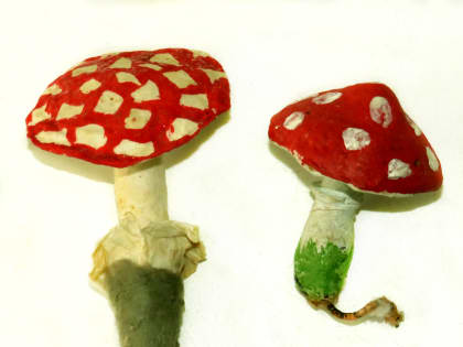 Ватные ёлочные игрушки