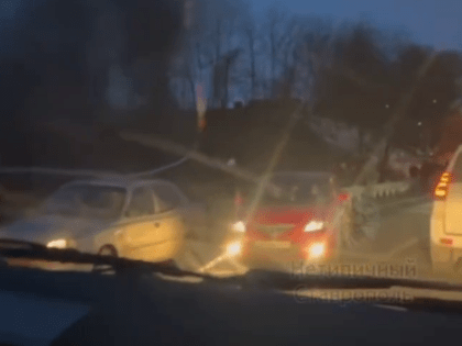 Авто вылетело с моста и загорелось в Кочубеевском округе на Ставрополье