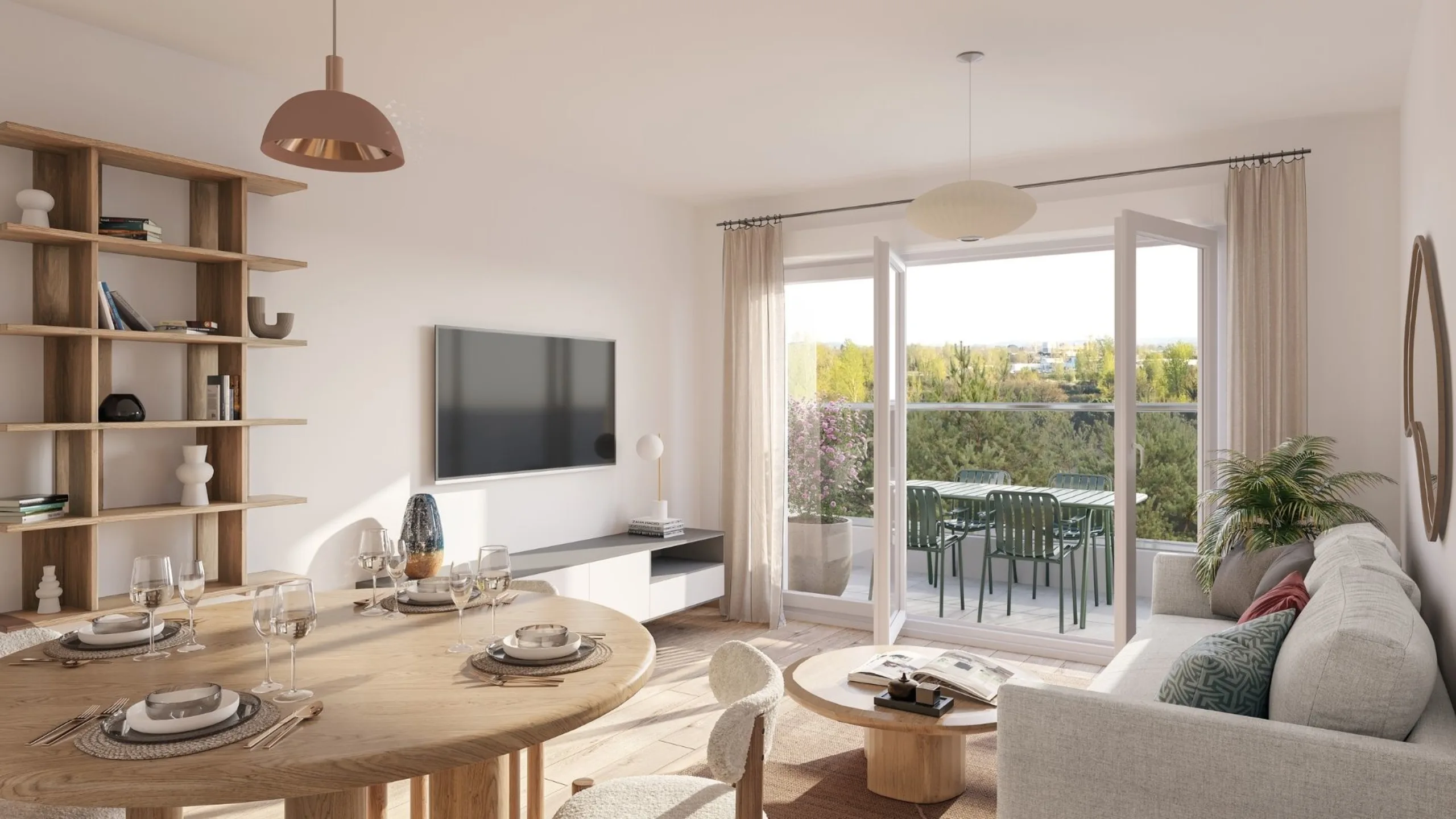 Appartement neuf L'Allée de l'Ermitage Dammarie-les-Lys - vue 2