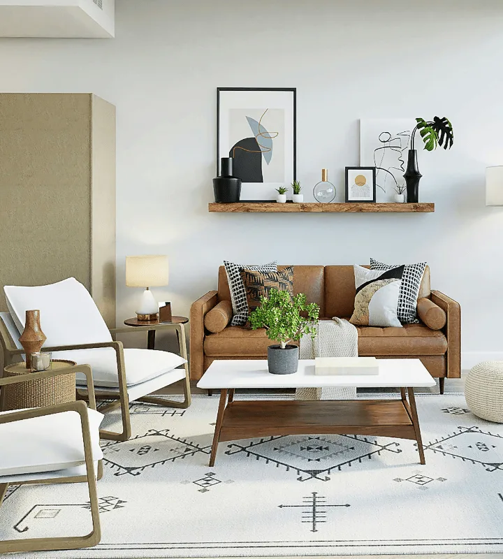 Salon design intérieur moderne