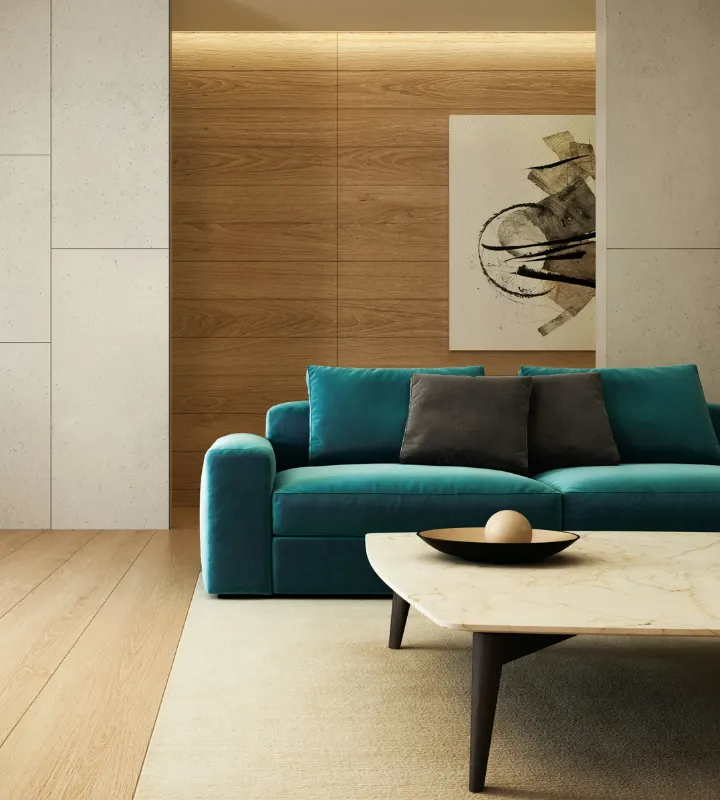 Un couple qui achète sur plan dans l'immobilier neuf