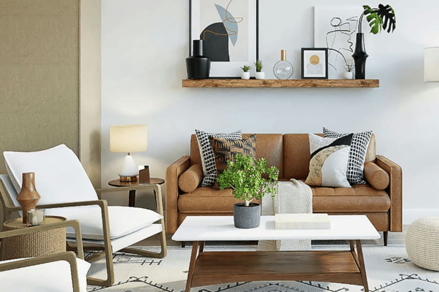 Salon design intérieur moderne