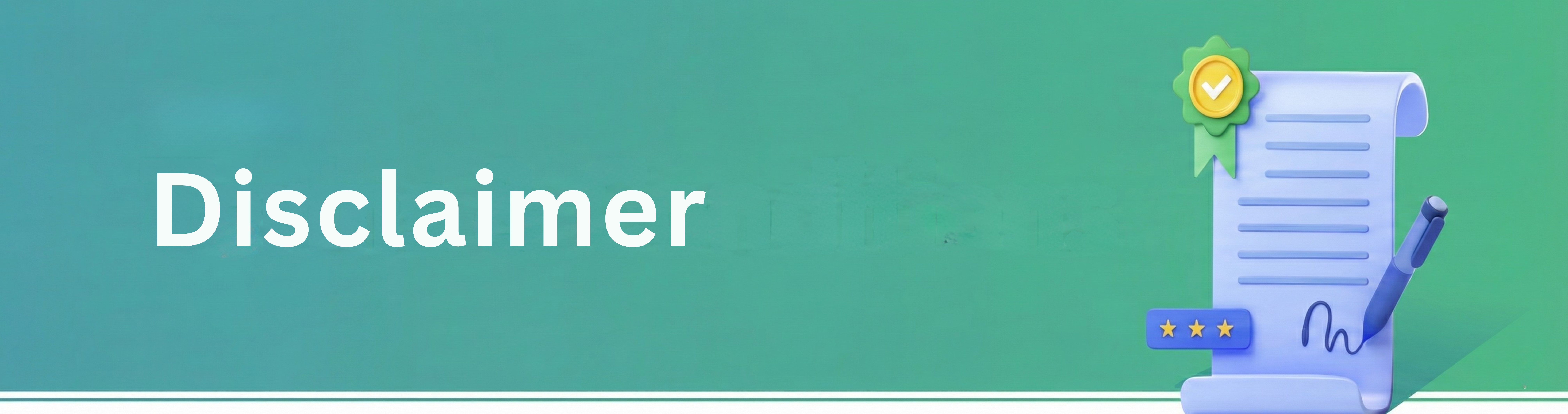 Unischooly Disclaimer