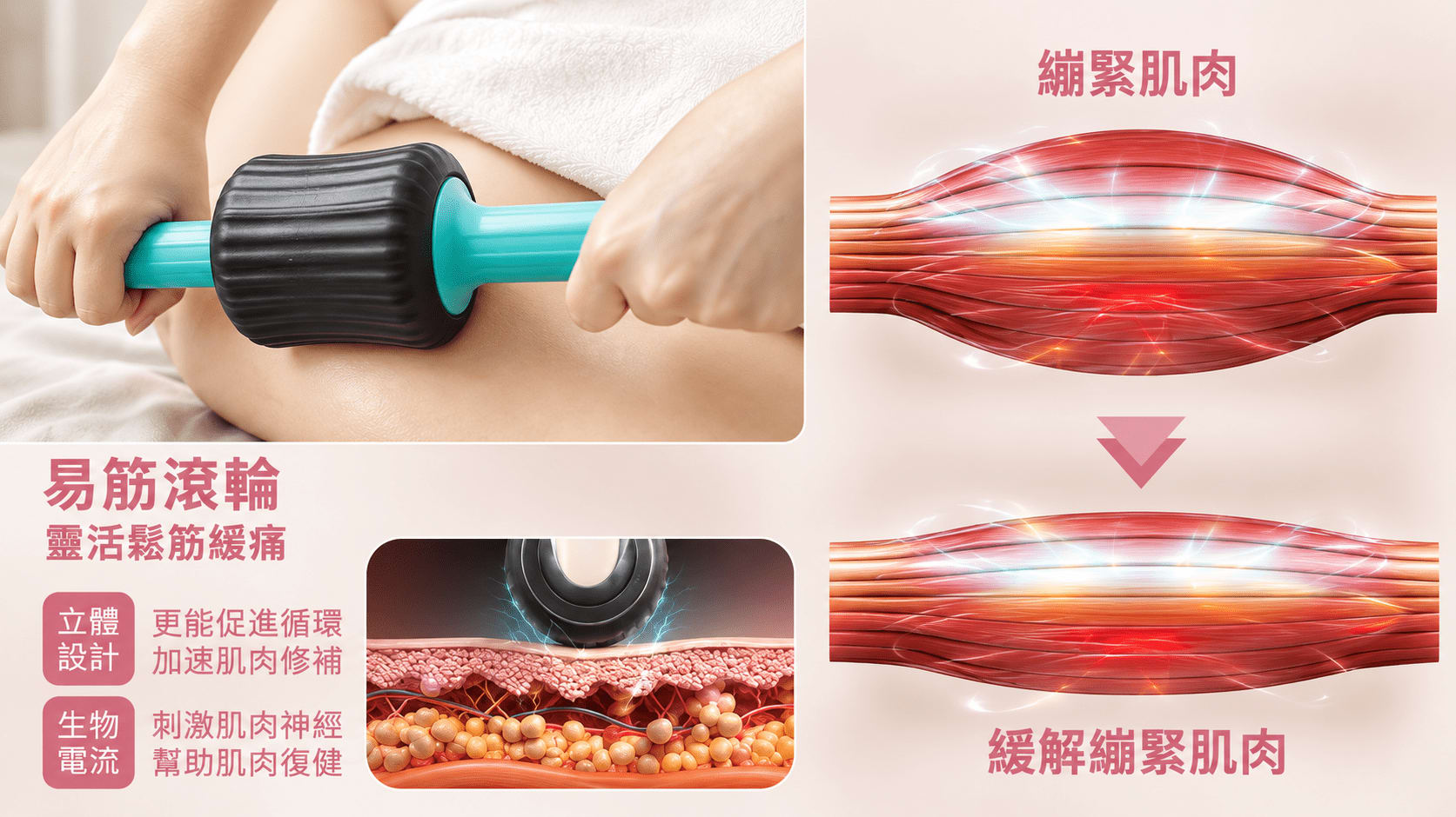 易筋滾輪肌肉舒緩 易筋滾輪肌肉舒緩