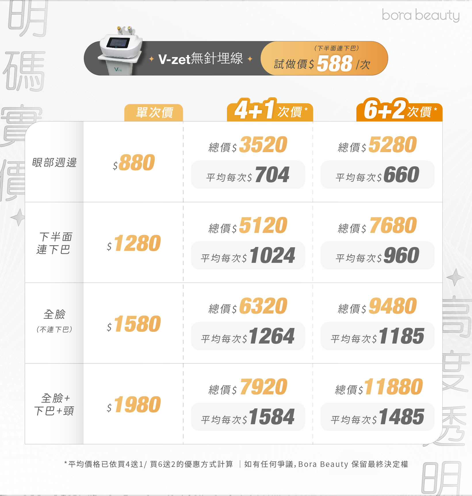 Vzet無針埋線新客優惠