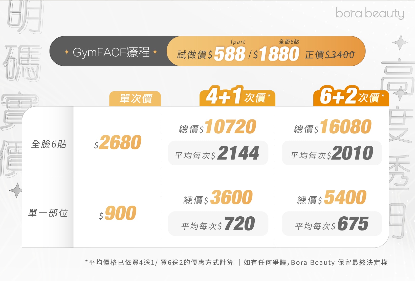 gymface優惠