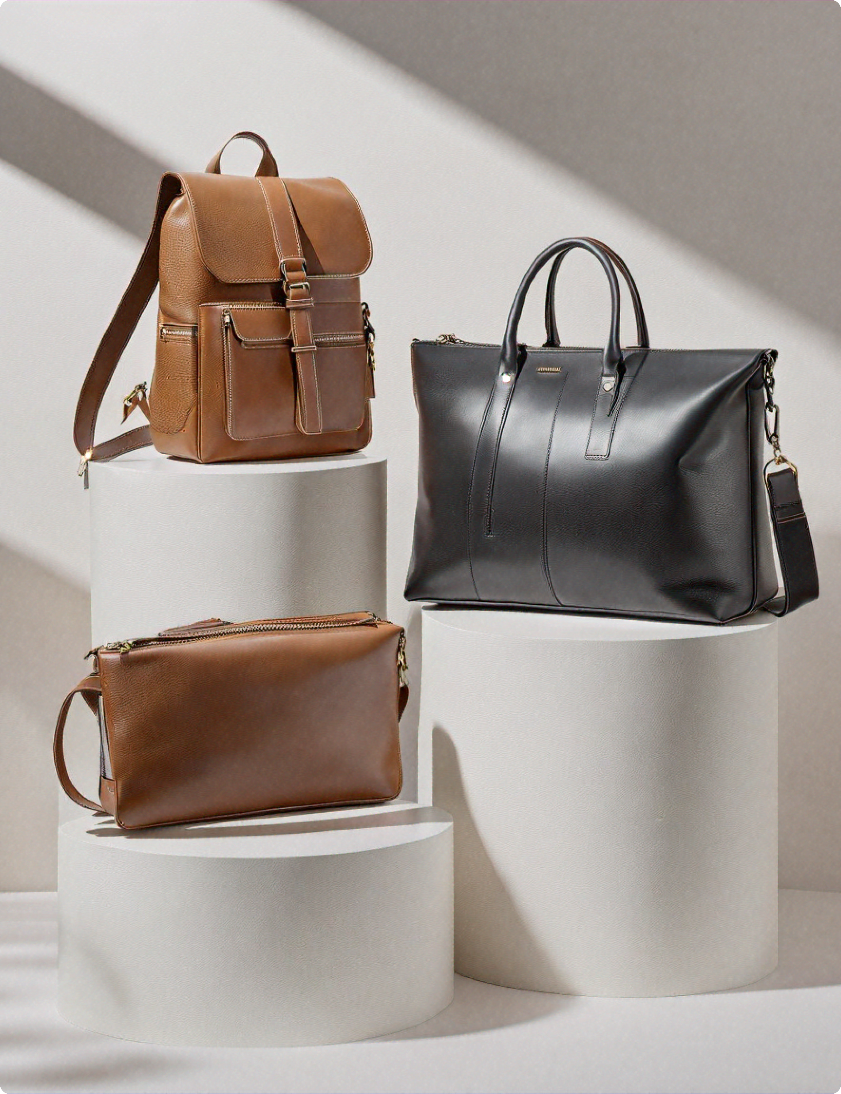 Bespoke leather bags collection