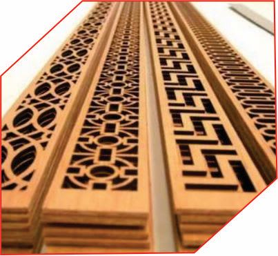 Laser-Cut MDF Trims & Borders
