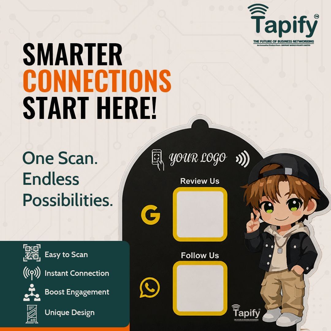 NFC Qr Standee