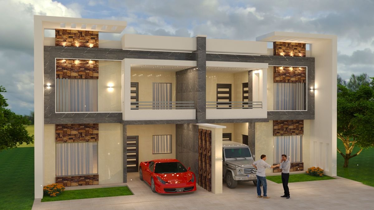 Duplex Farm House Construction
