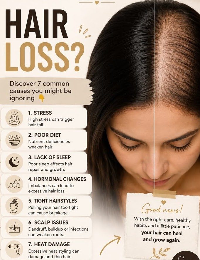 Common Causes of Hair Fall