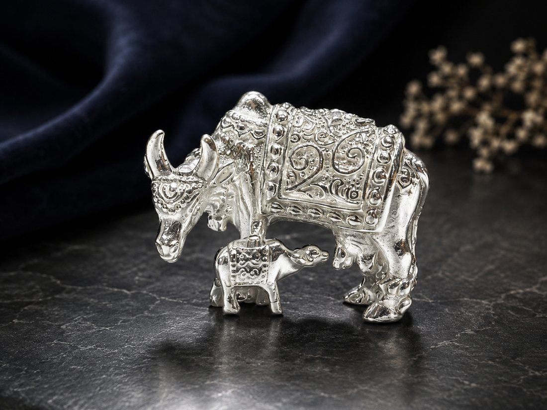 Silver Cow Casting