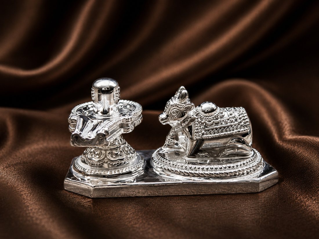 Silver Nandi Pind Casting