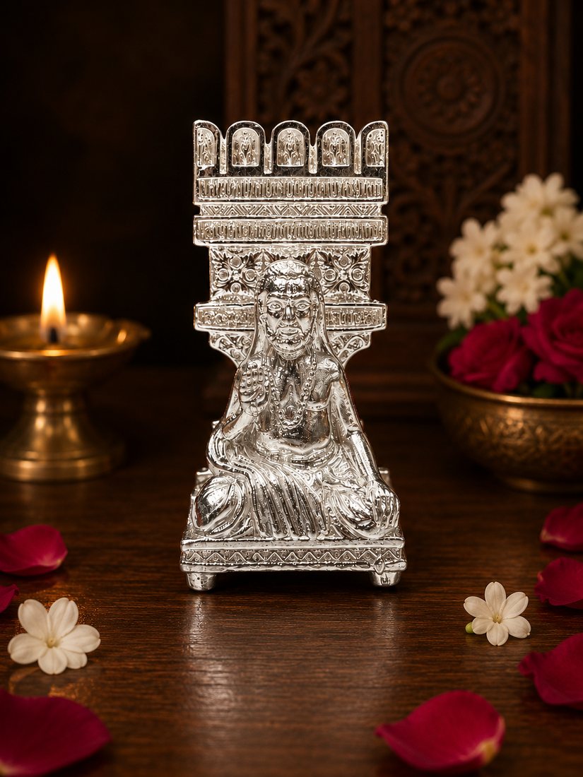 Silver Raghvenra Swami Casting