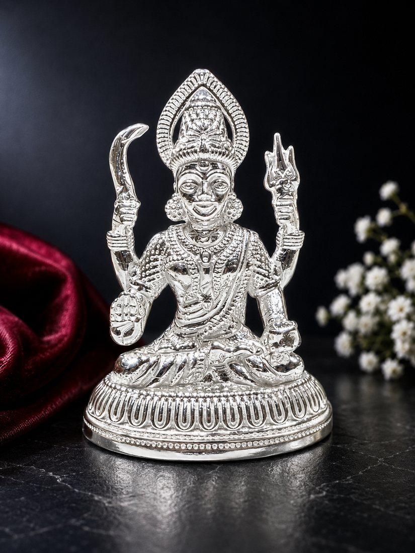 Silver Santoshi Mata Casting