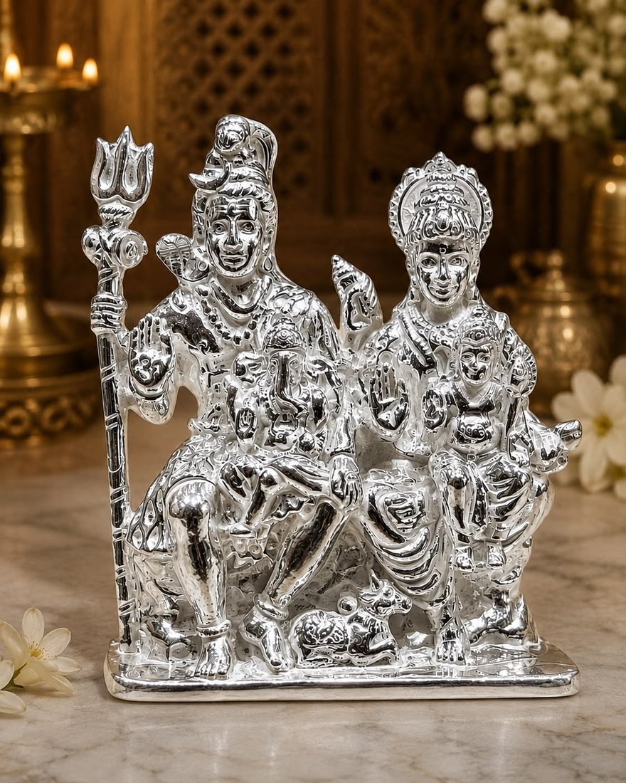 Silver Shiv Parivar Casting