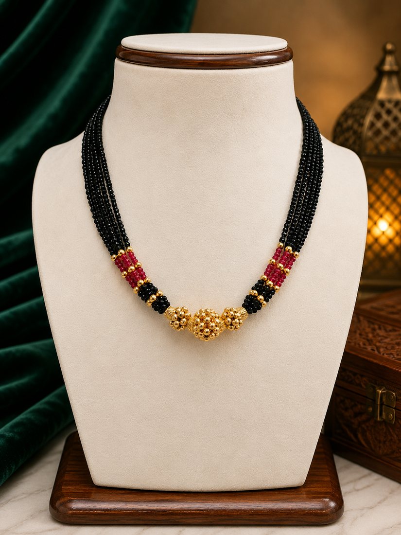 Gold Crystal Mala Set · Design 11