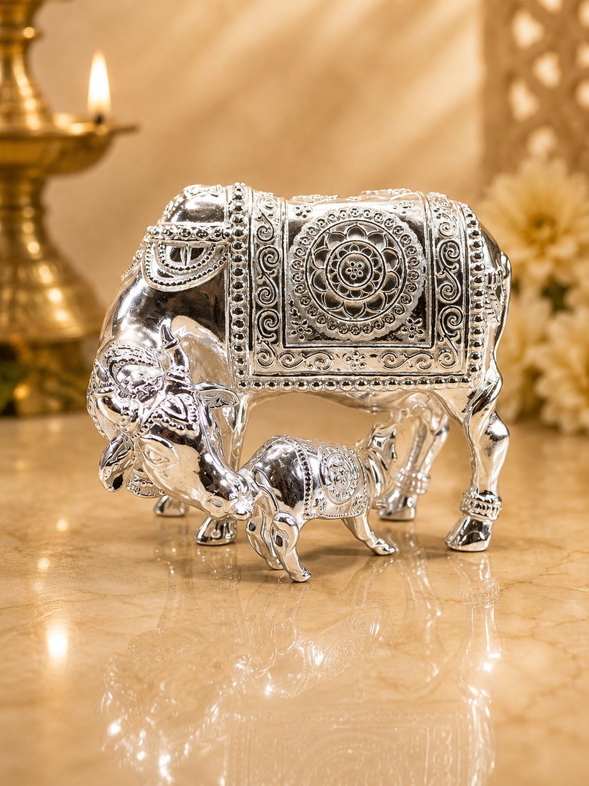 Silver Cow Paper Casting