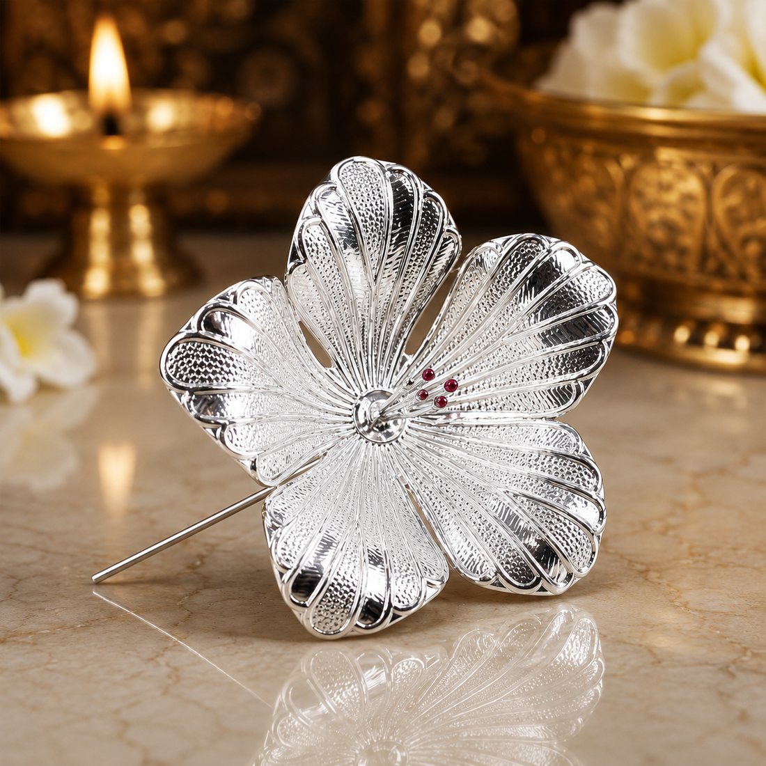Silver Jaswant Flower
