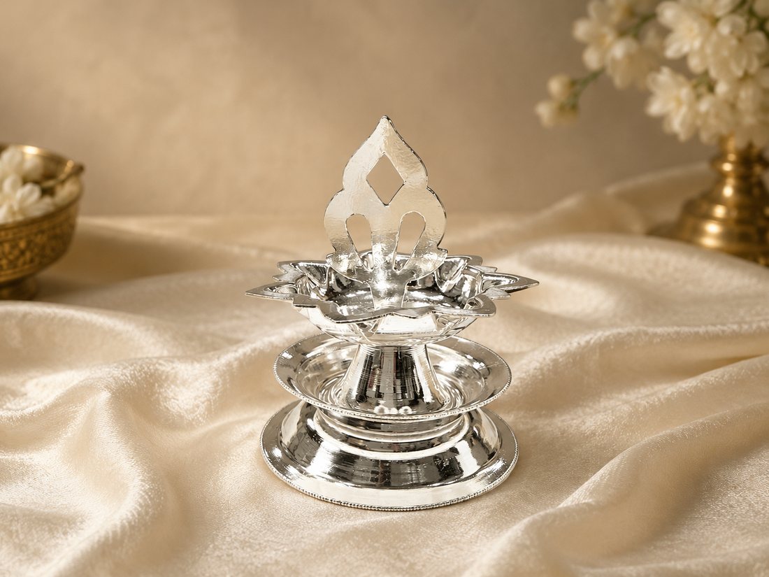 Silver Laman Diya