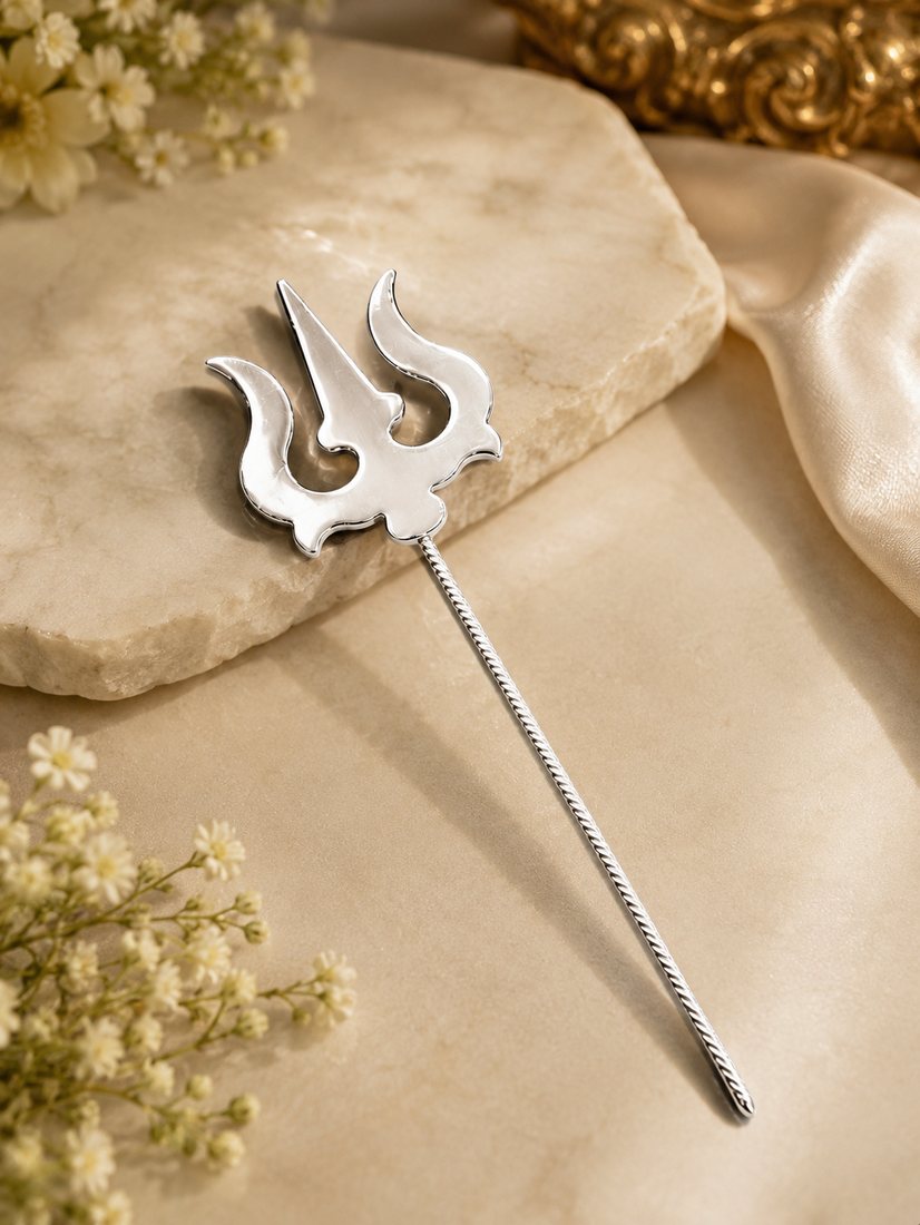 Silver Trishul