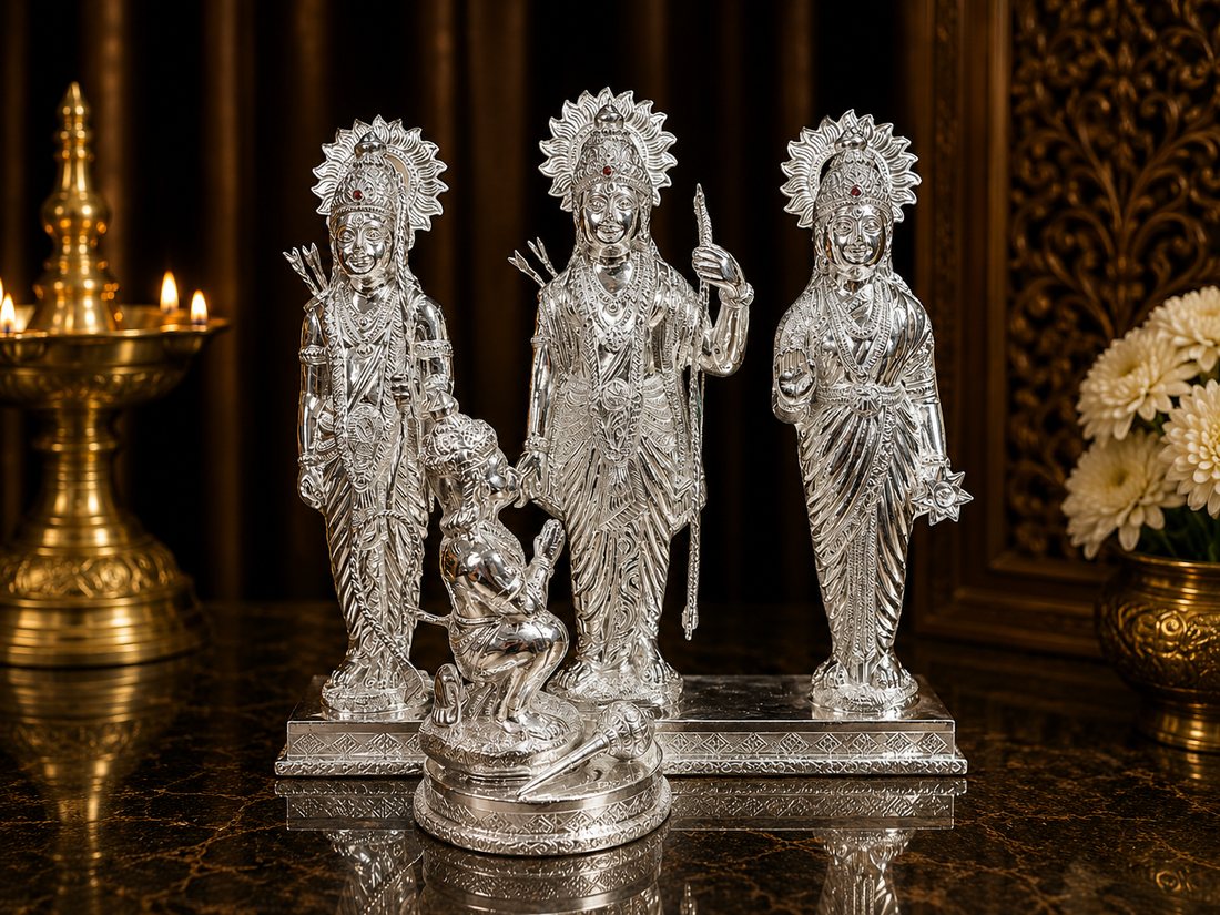 Silver Ramdarbar Murti · 2