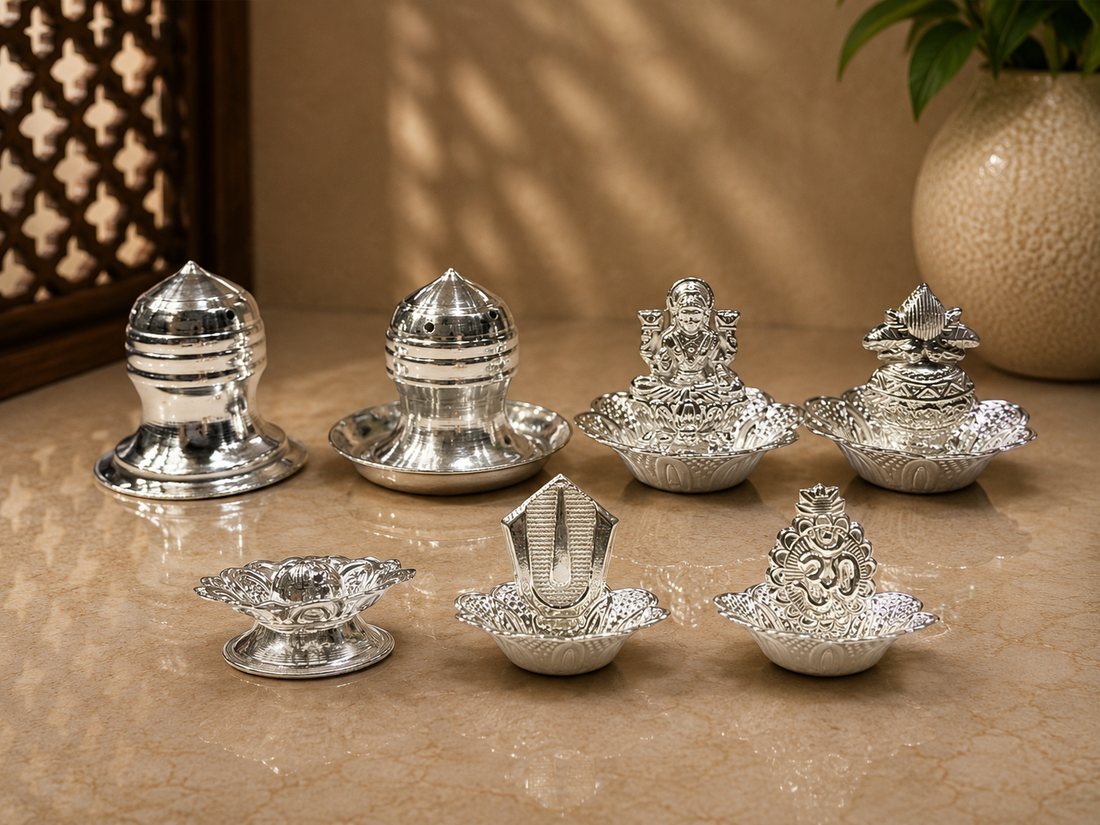 Silver Agarbatti Stand