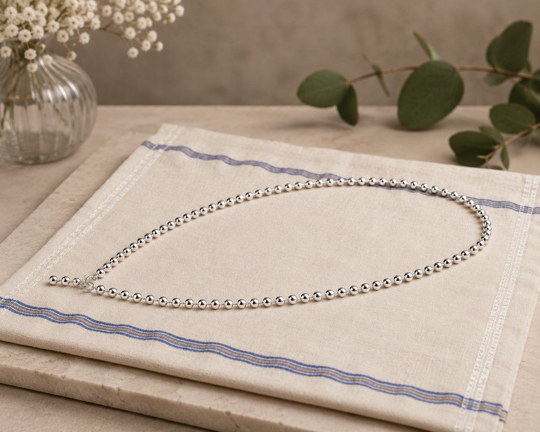 Silver Jap Mala