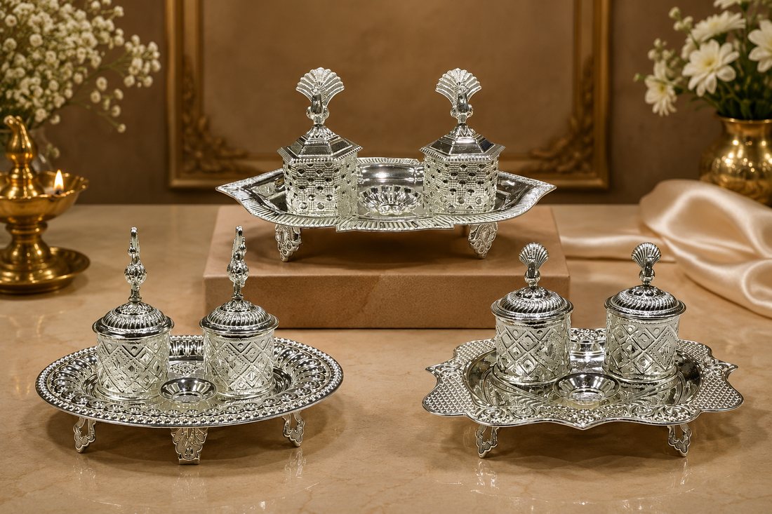 Silver Karanda Plate