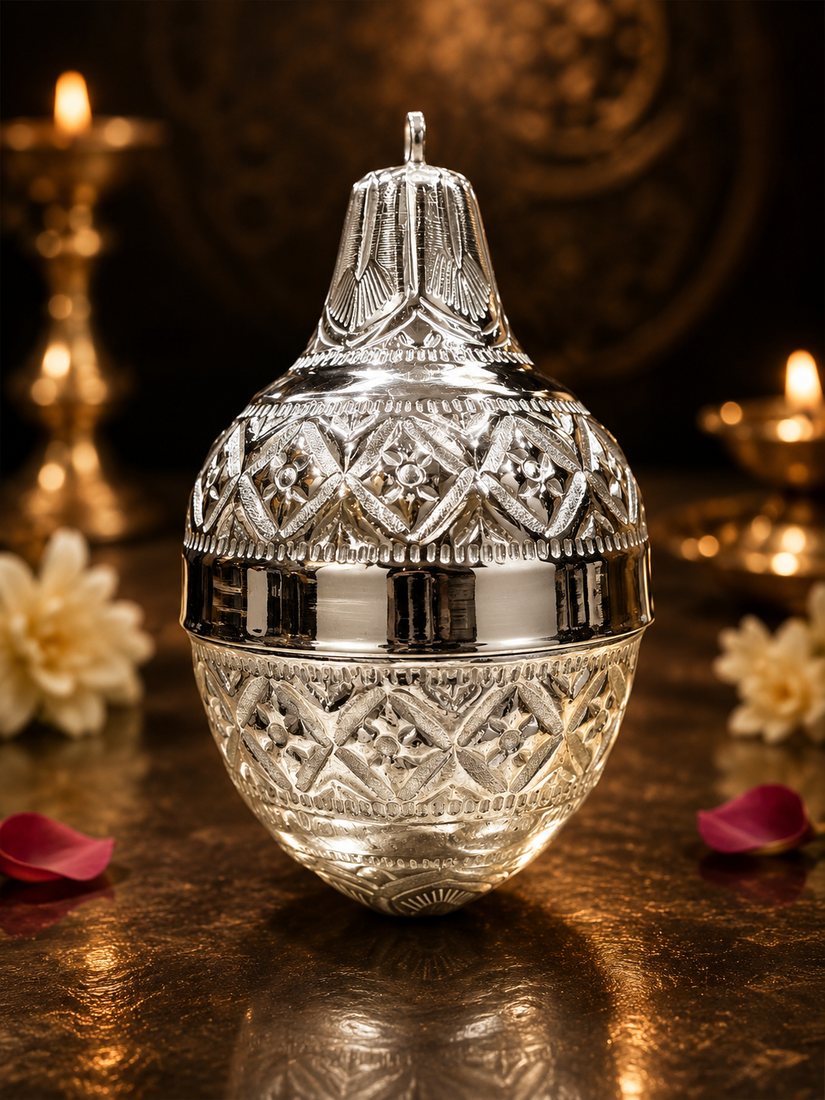 Silver Nakshi Nariyal