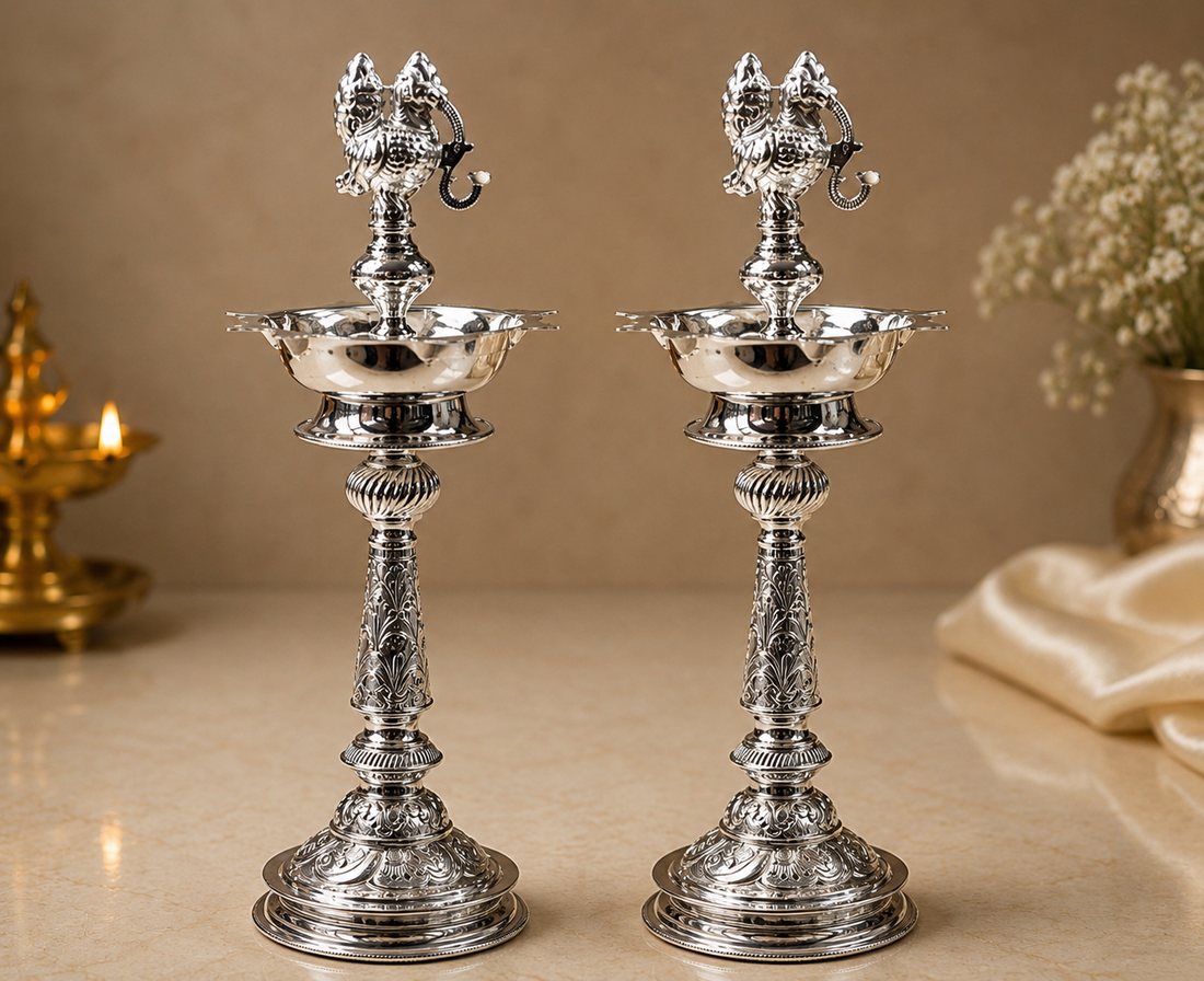 Silver Samai Nakshi Folding