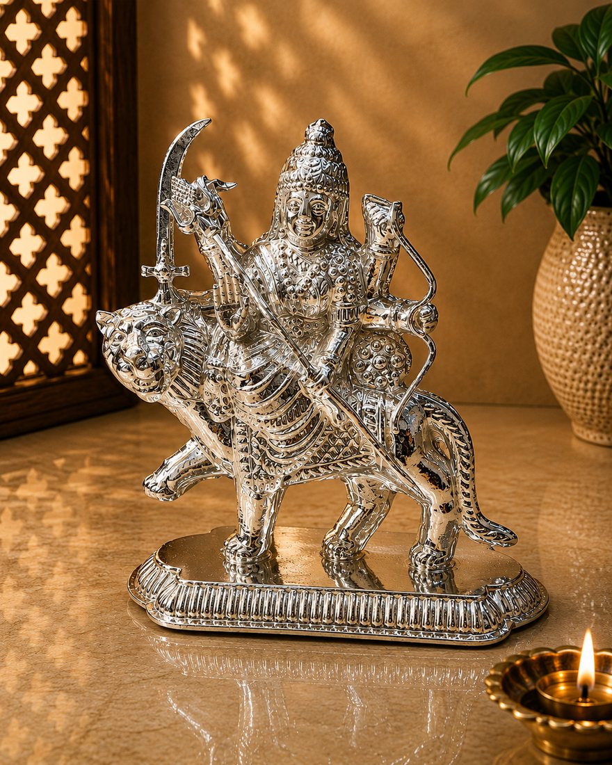 Silver Ambika Murti