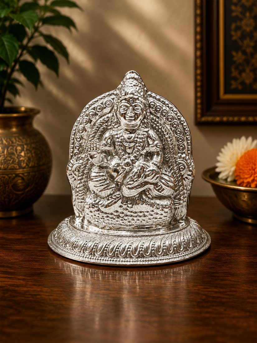 Silver Kuber Murti (Baitha)