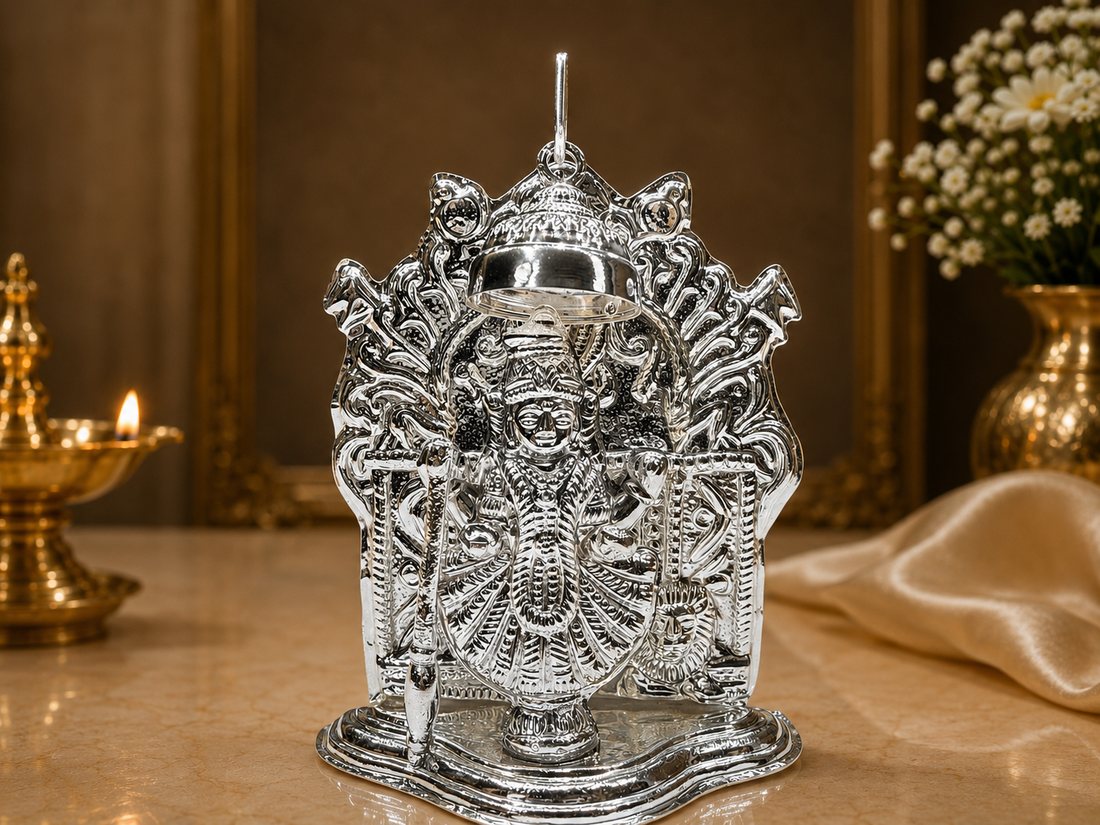 Silver Mahalaxmi Murti (Prabhav)