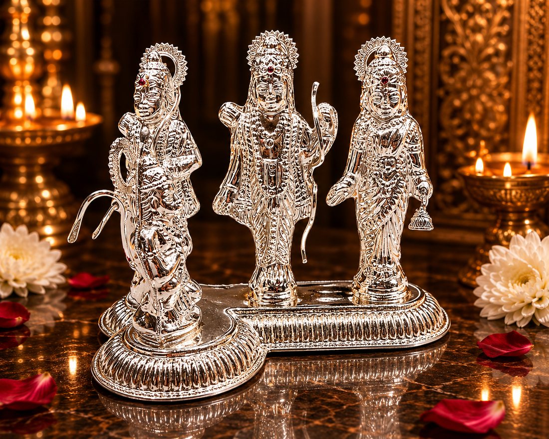 Silver Ramdarbar Murti
